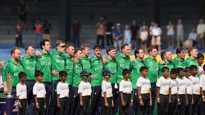 What is the weather like for the IRE-OMA game (Picture credit: AP)