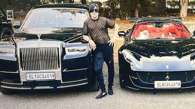 Shivam Mishra, son of Tobacco business tycoon KK Mishra, who allegedly rammed his luxury car into pedestrians in Kanpur (Image credit: X/@RusyKohli)