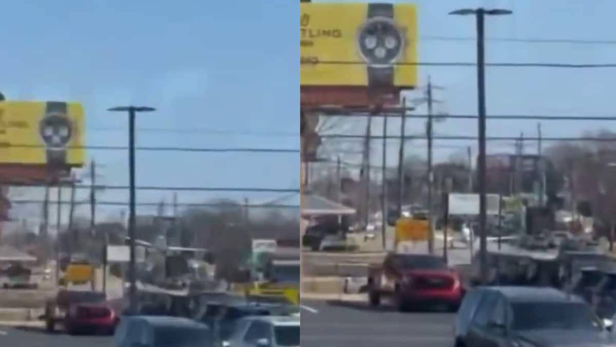 Plane Makes Emergency Landing On Busy Street In Georgia, Hits Multiple Vehicles | Video