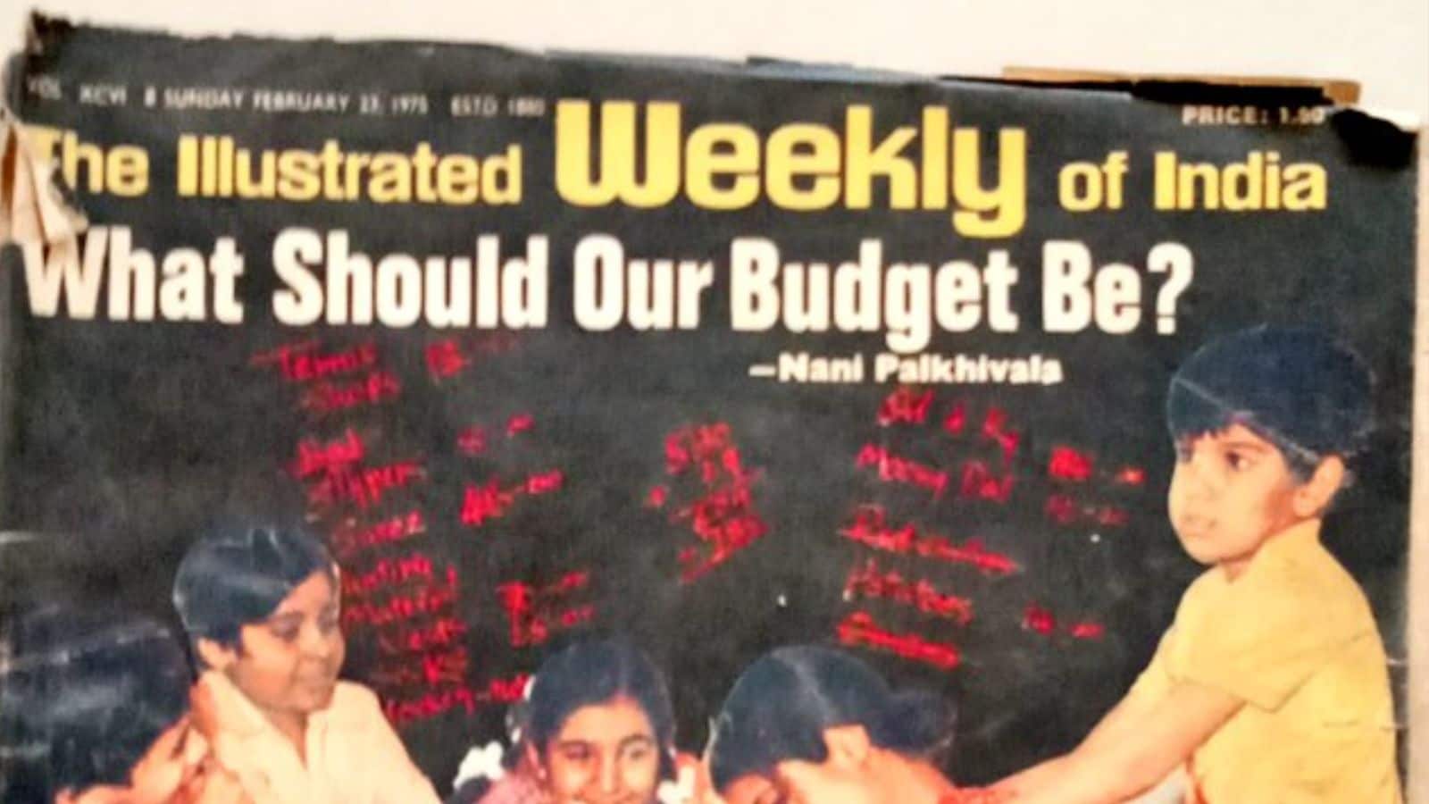 By the 1970s, visual storytelling entered budget reporting. In 1971, The Illustrated Weekly of India used an image of a mother and children with the question, “What Should Our Budget Be?” The focus shifted towards the common household. In 1976, it published an image showing bundles of cash alongside Finance Minister C. Subramaniam and Prime Minister Indira Gandhi. This time the question asked was, “Can We Have The Right Budget?” Images became tools to spark debate. 