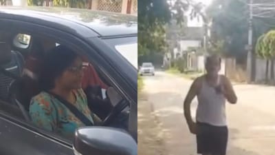 The man refuses to take stray dogs with him. (Photo Credit: X)