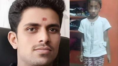 Prachi, just six years old, was one of Pandurang's twin daughters. (News18 Hindi)