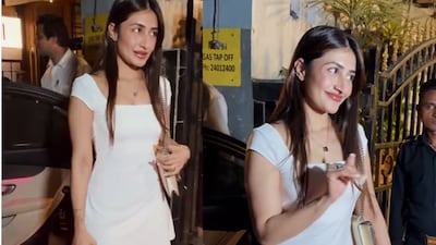  Dhanashree was spotted exiting a venue by the paparazzi. (Photo Credit : Instagram)