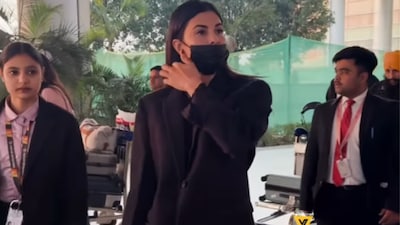 Jacqueline Fernandez was spotted at the Chandigarh airport. (Photo Credit : Instagram)