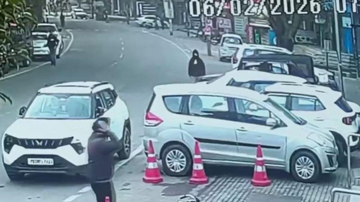 Caught On CCTV: Man In Black Hoodie Shoots At AAP Leader, Escapes On Scooter