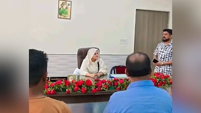 Tipu Sultan's portrait at Malegaon Deputy Mayor's office