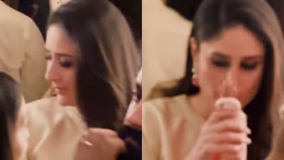 Kareena Kapoor takes a quick water break. (Photo Credit: Instagram)