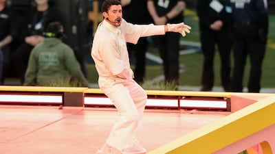 Bad Bunny had Lady Gaga and Ricky Martin as special guests at Super Bowl halftime. (Photo Credit : X)