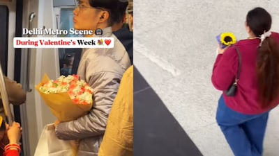  The clip from Delhi Metro was shared on Instagram. 