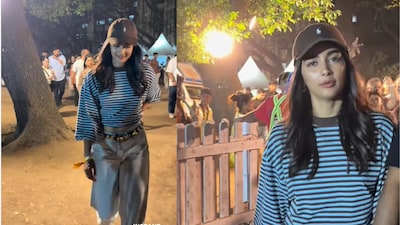 Pooja Hegde was seen attending John Mayer’s concert. (Photo Credit : Instagram/ instantbollywood)