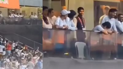 Devisha funnily records Suryakumar watching Fatehi's moves. (Photo Credit : Instagram/latestindians)