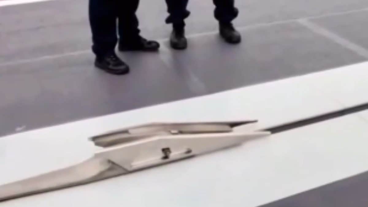 Viral Video Shows China’s Electromagnetic Arresting System Stopping Fighter Jet In 0.2 Seconds