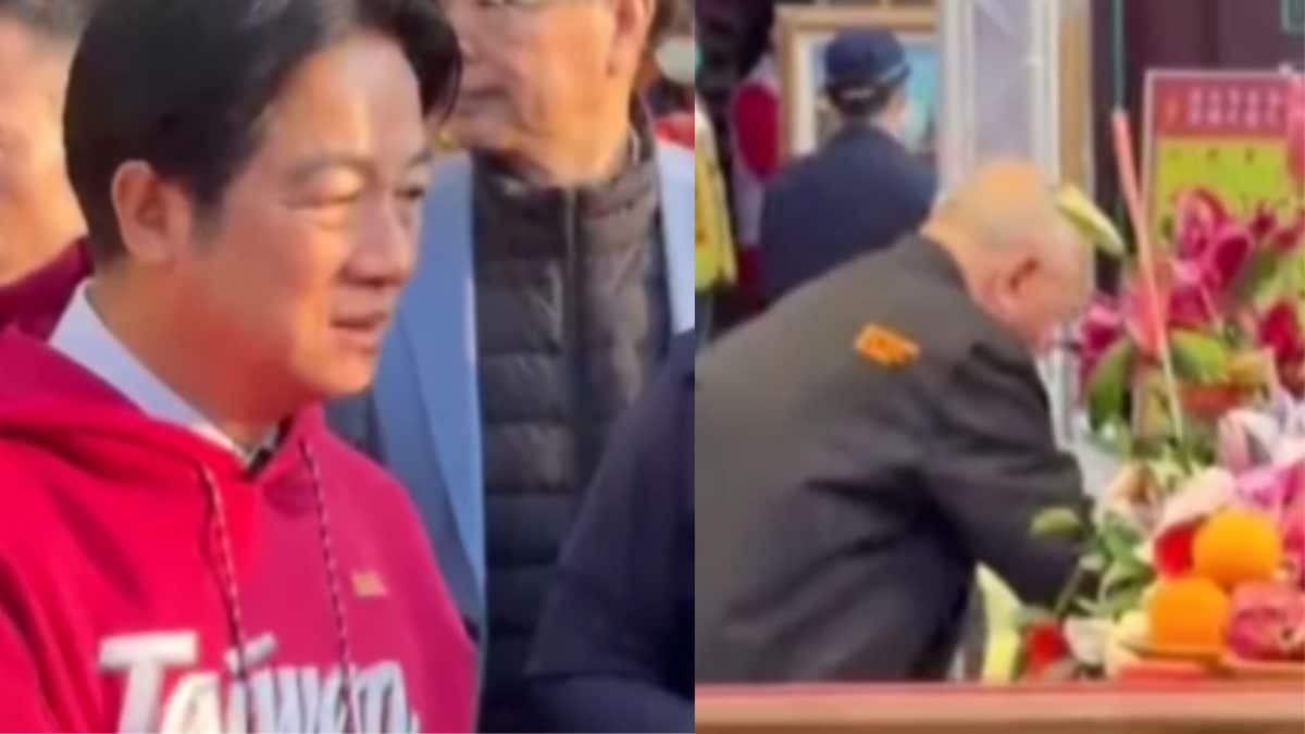 Taiwan’s President Lai Ching‑te Splashed With Vomit During Lunar New Year Event | Watch