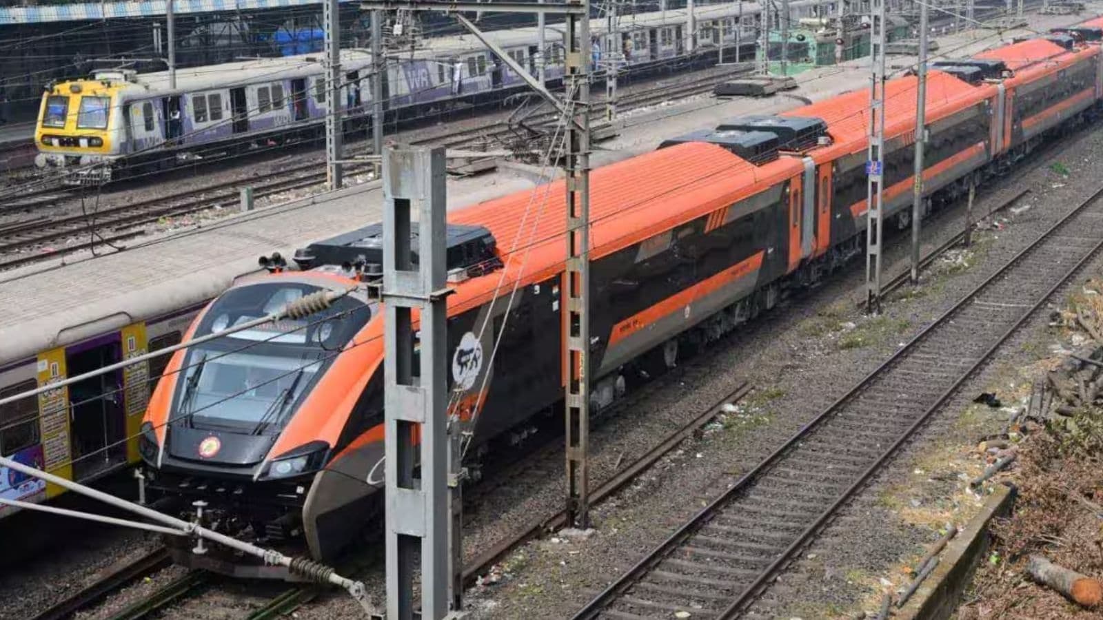 Passengers can enjoy modern amenities on board such as onboard Wi-Fi, GPS-based passenger information systems, CCTV cameras, bio-vacuum toilets and automatic doors. Safety is enhanced with the indigenously developed KAVACH train collision avoidance system. Rotating seats in the Executive Coach improve comfort for longer journeys. Passengers can enjoy modern amenities on board such as onboard Wi-Fi, GPS-based passenger information systems, CCTV cameras, bio-vacuum toilets and automatic doors. Safety is enhanced with the indigenously developed KAVACH train collision avoidance system. Rotating seats in the Executive Coach improve comfort for longer journeys.