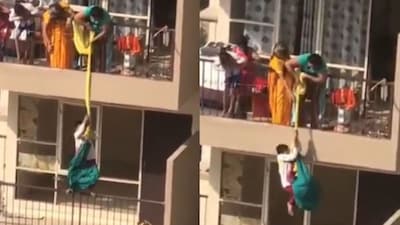 The incident reportedly took place in Sector 82, Faridabad. (Photo Credit: X/@jpsin1)