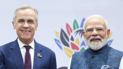 Canada's PM Mark Carney with PM Modi | File Image