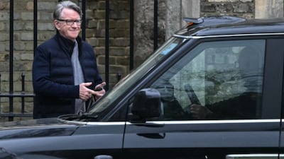 Former British envoy to US Peter Mandelson (AFP File)