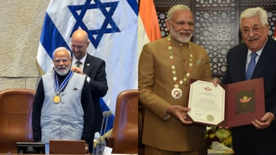PM Modi is a rare world leader who has received top awards from both Israel and Palestine.
