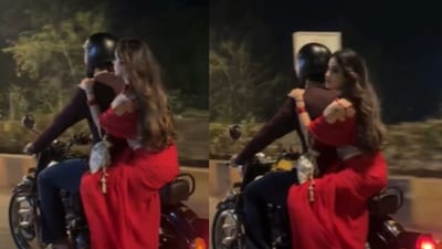 Janhvi Kapoor and Laksh Lalwani shoot in Mumbai. (Photo Credit: Reddit)