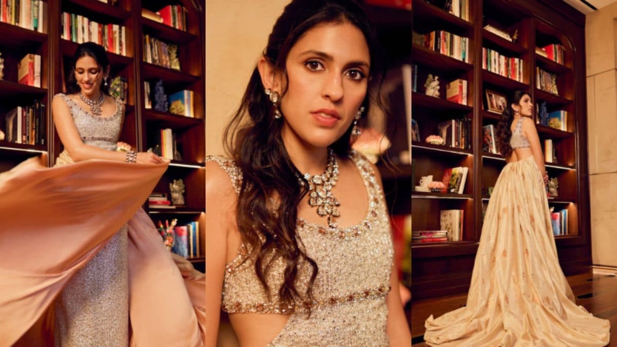 Shloka Ambani’s Desi-Italian Couture Moment In Prada X Swadesh Gown Is The Best Thing You'll See Today
