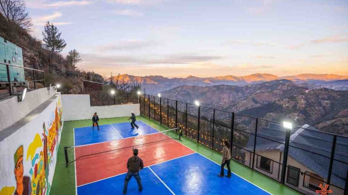 India’s Highest Pickleball Court Just Opened At 9,000 Feet And Gives You Views Of The Himalayas