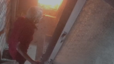 A grab of the CCTV footage (Credits: News18) 