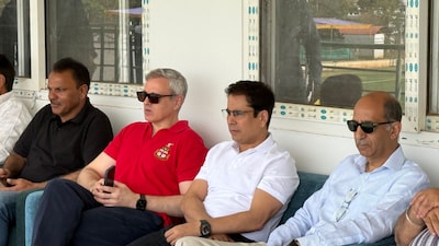 Chief Minister Omar Abdullah cheers for Jammu and Kashmir team as it nears Ranji Trophy title (Image credit: X/@OmarAbdullah)