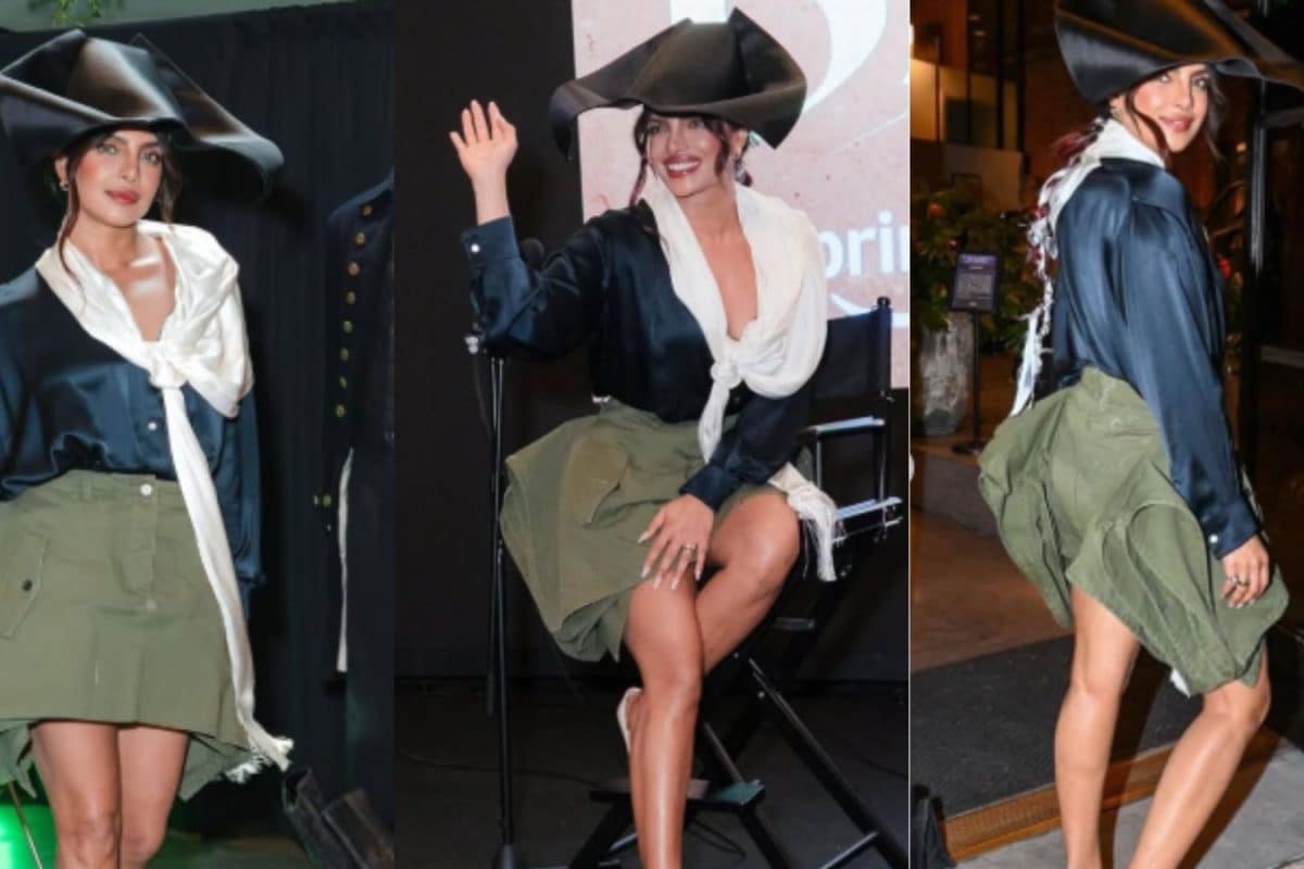 Priyanka Chopra Is A Hot Pirate Queen In Jonathan Anderson’s Debut Dior Couture For ‘The Bluff’ Press Tour