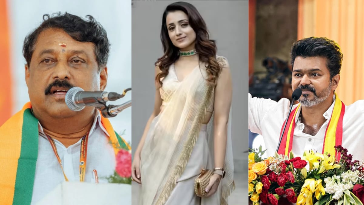 'Come Out Of Trisha's House First': Tamil Nadu BJP Chief's Remarks On Vijay Spark Row