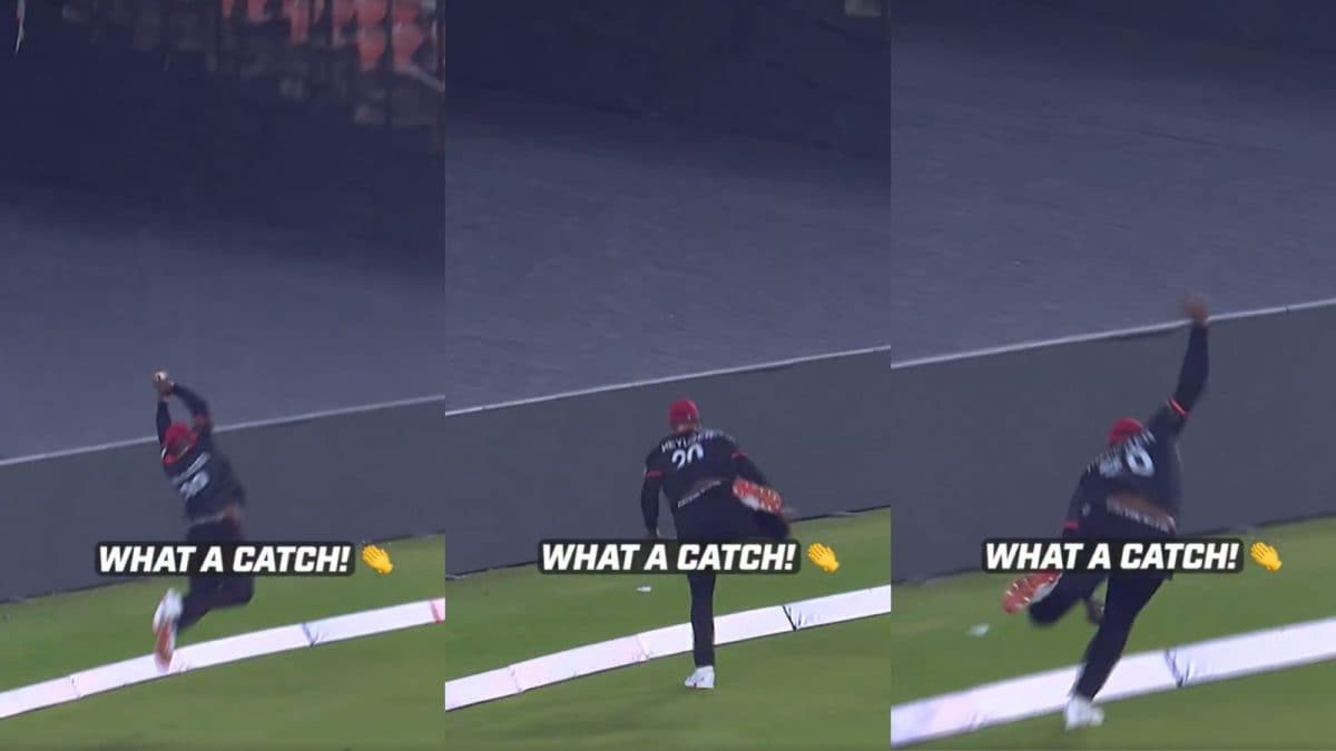 Dilon Heyliger Soars! Leaping Catch At The Ropes Sends Aiden Markram ...