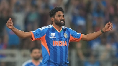 Mohammed Siraj took three wickets against the USA. (Picture credit: AP)