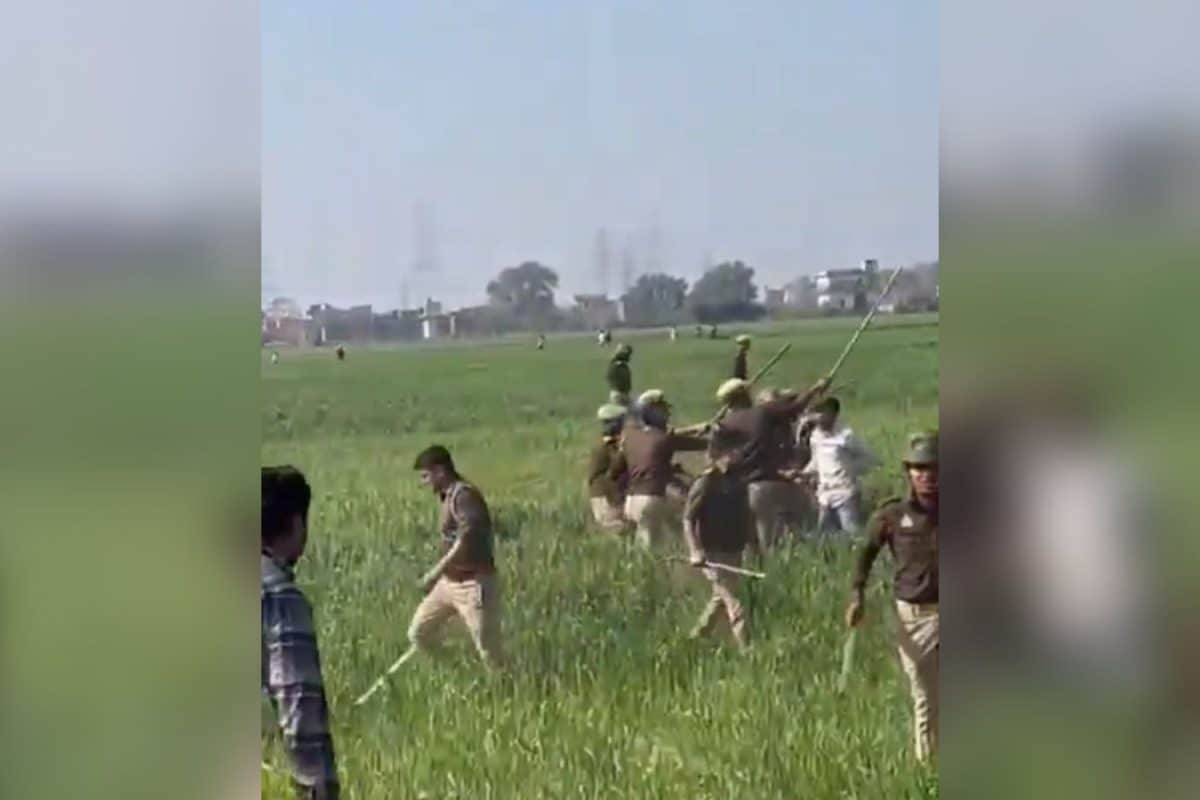 Police Lathi-Charge As Farmers Protest Landfill Site In Ghaziabad, Stone Pelting Alleged
