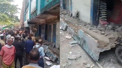 Three workers died as a sunshade of a building collapsed at valiyangadi in Kozhikode. (Photo: X)