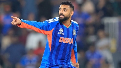 Varun Chakaravarthy becomes first Indian to take a wicket in 18 T20Is in a row. (Picture Credit: X/@BCCI)