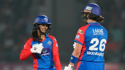 Jemimah Rodrigues led Delhi Capitals to their fourth straight WPL final (PTI)