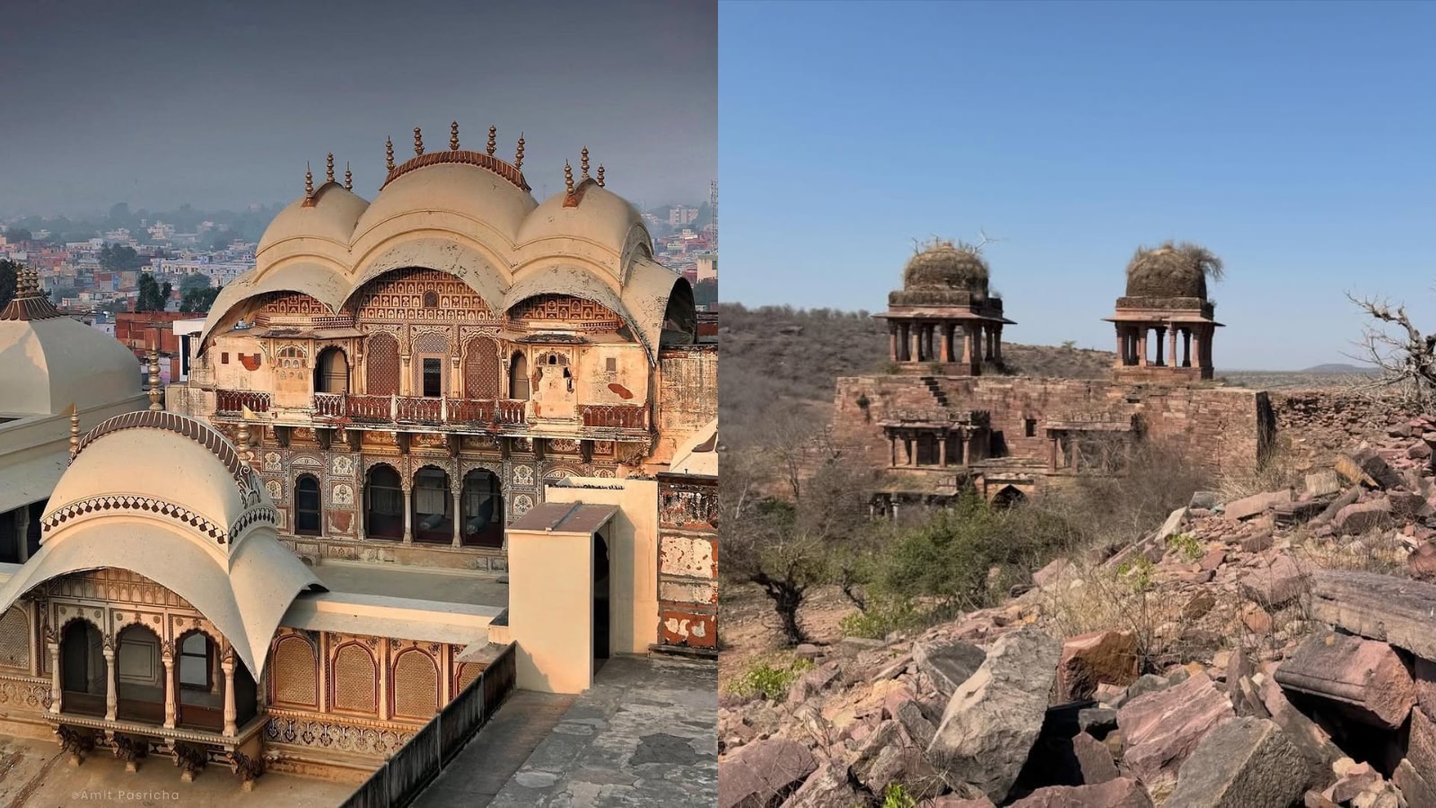Karauli: Karauli offers a deep dive into rural royalty with its pale-red sandstone City Palace and ancient temples. This offbeat town is less commercialized, allowing you to witness authentic evening aarti ceremonies and explore the nearby 14th-century Timangarh Fort in peace.
