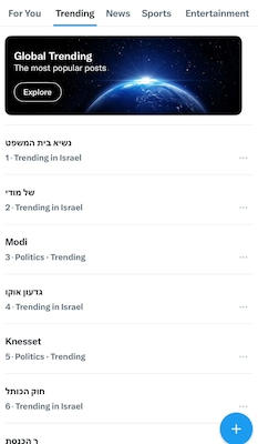 PM Modi Trends On X In Israel Amid His Visit To Nation PM Modi Trends On X In Israel Amid His Visit To Nation