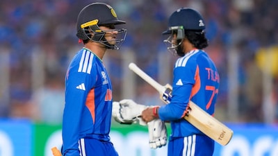 Abhishek Sharma (left) is yet to score his first run while Tilak Varma has been scratchy. (PTI Photo)