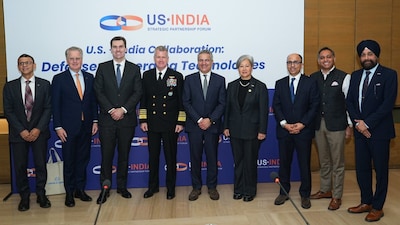 Alongside industry meetings, Kimmitt joined Admiral Samuel Paparo at a closed-door roundtable hosted by the US-India Strategic Partnership Forum.