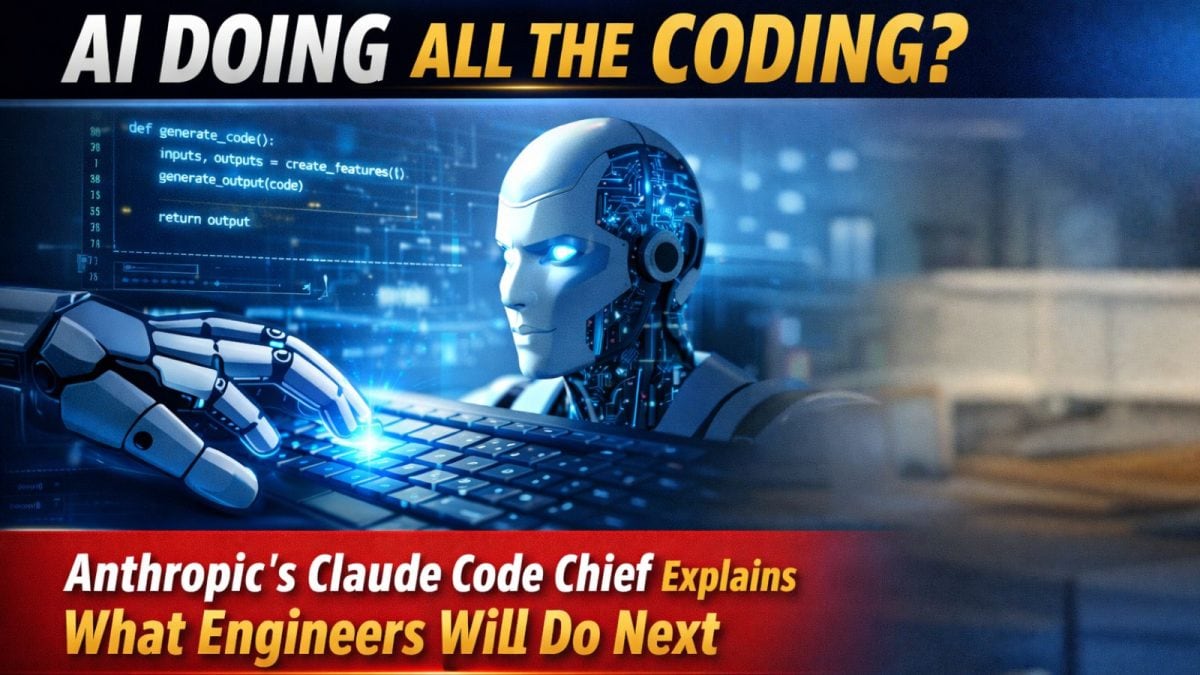 AI Doing All The Coding? Anthropic’s Claude Code Chief Explains What's ...