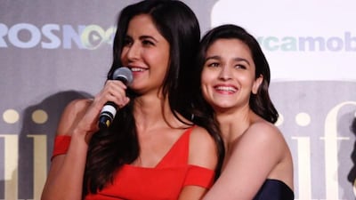 Katrina and Alia share a friendly bond.