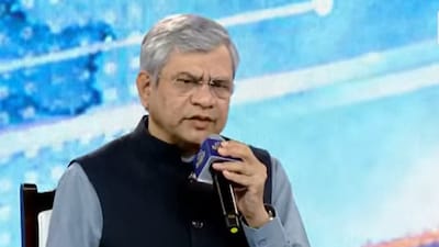 Ashwini Vaishnaw at Rising Bharat Summit 2026. 