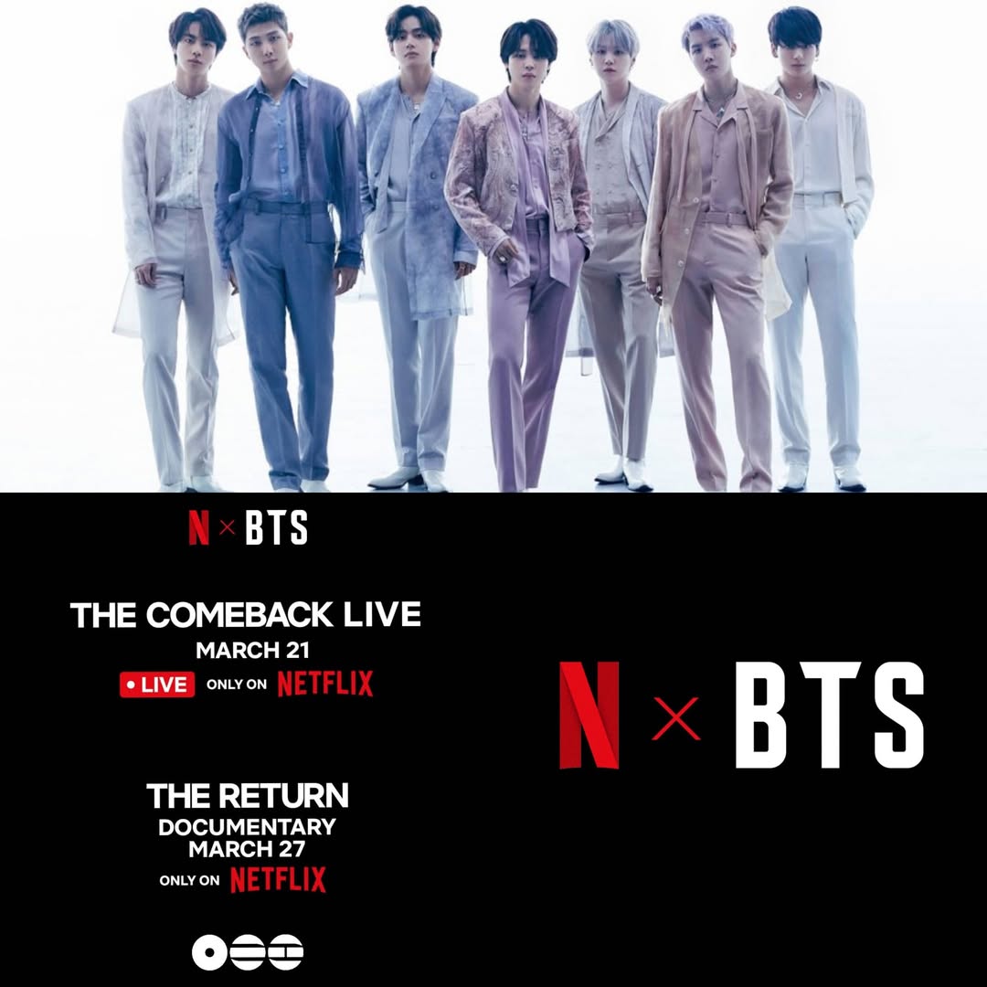 BTS Comeback 2026: Netflix To Stream Live Concert From Seoul’s Gwanghwamun Square