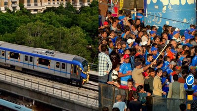 Fans can avail free ride by showing their match tickets. (PTI Photo)