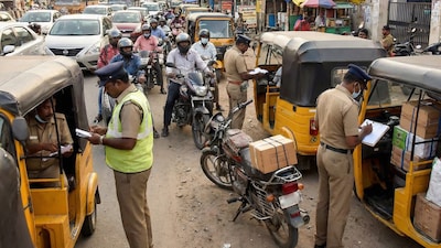 The crackdown follows sustained protests and repeated complaints from the Federation of Tamil Nadu Auto and Call Taxi Drivers’ Associations. (AI Generated)