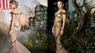 Margot Robbie is styled by Andrew Mukamal for the press tour of Wuthering Heights