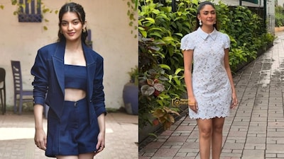 Actor Pratibha Ranta and  Mrunal Thakur