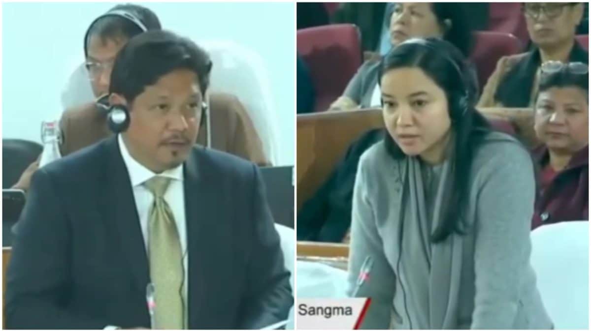 Meghalaya CM Quizzed By Wife Inside Assembly During Question Hour, Video Goes Viral