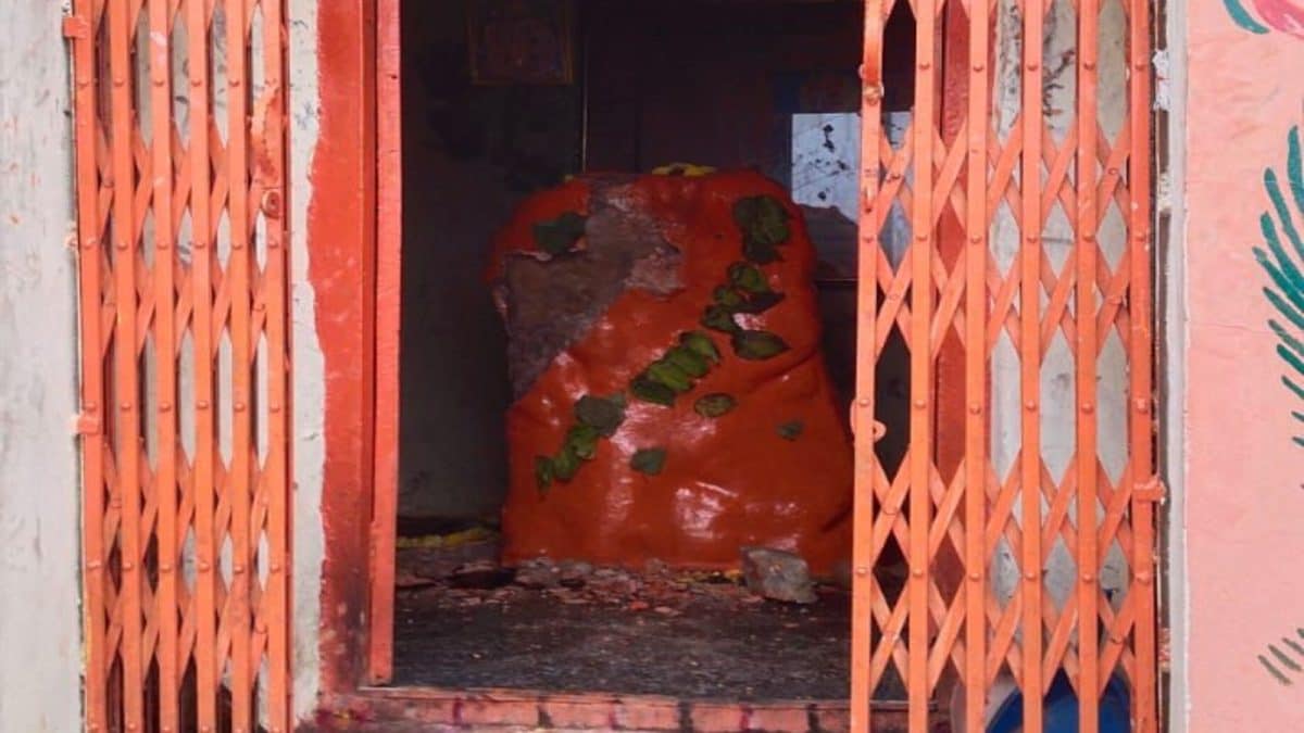 Tension In Hyderabad Old City After Hanuman Temple Idol Desecrated, Probe On