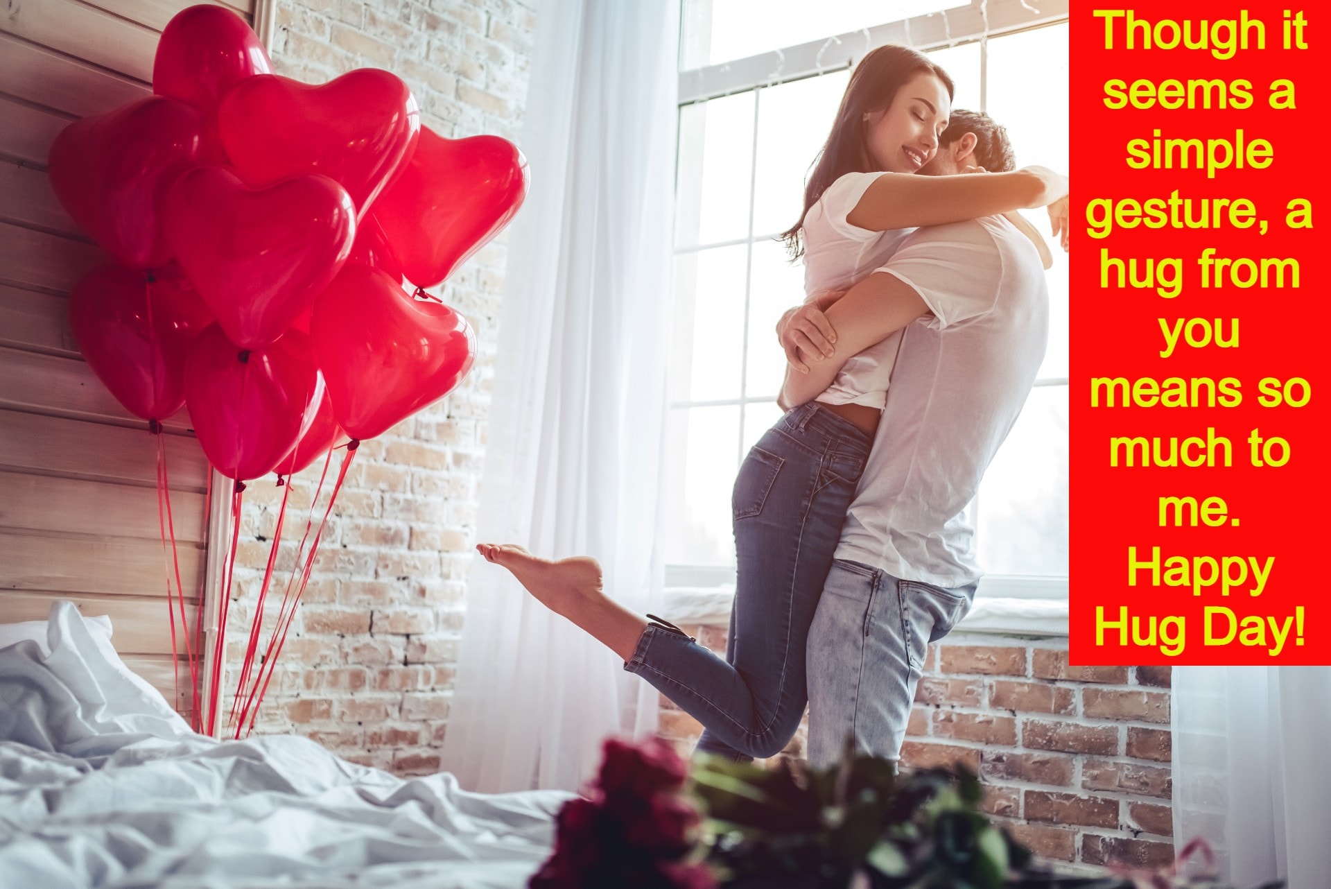 Happy Hug Day Wishes: Wrap your loved ones in warmth and love with these heartfelt Hug Day wishes. (Image: Shutterstock)